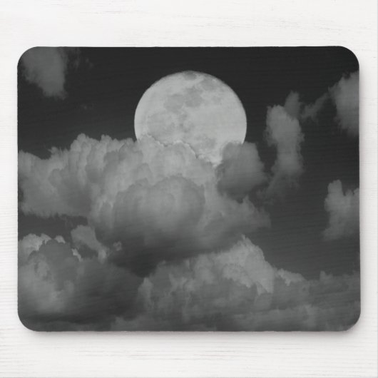 Moon & Clouds über Kansas Mousepad (Vorne)