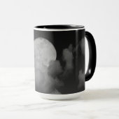Moon & Clouds über Kansas Tasse (VorderseiteRechts)