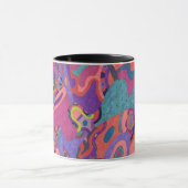 Moon Crashers, Abstrakt Art Tasse (Zentrum)