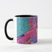 Moon Crashers, Abstrakt Art Tasse (Links)