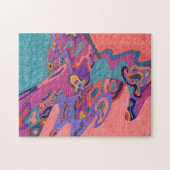 "Moon Crashers" Abstrakte Kunst Puzzle (Horizontal)