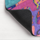 Moon Crashs, abstrakte Kunst Mousepad (Ecke)