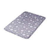 Moon Crater Lila Muster Bath Mat Badematte (Schrägansicht)
