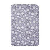Moon Crater Lila Muster Bath Mat Badematte (Vorderseite Vertikal)