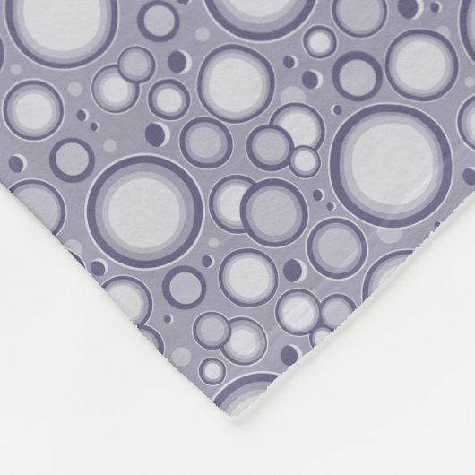 Moon Crater Pattern Fleece Blanket (Ecke)