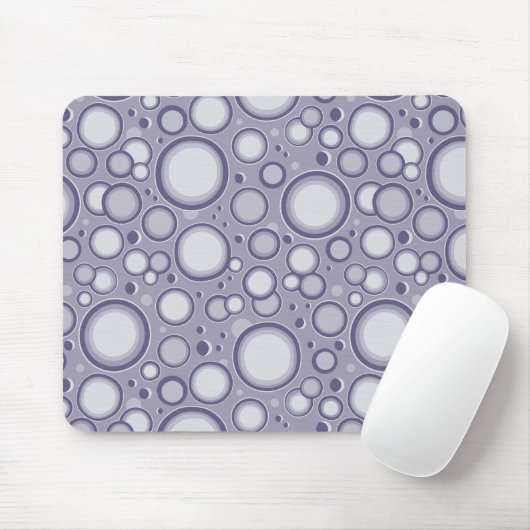 Moon Craters Lila Mousepad (Mit Mouse)