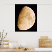 Moon Craters Poster (Küche)