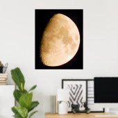 Moon Craters Poster (Heimbüro)