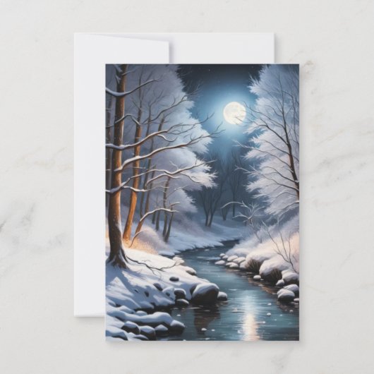 Moon Creek Dankeskarte (Rückseite)