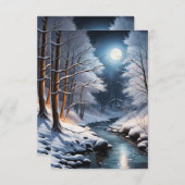 Moon Creek Dankeskarte (Vorne/Hinten)