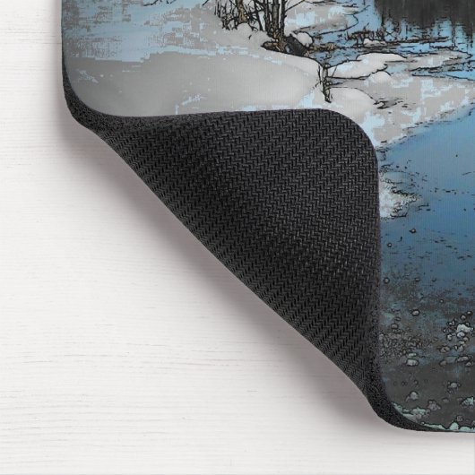 Moon Creek, Washington Mousepad (Ecke)