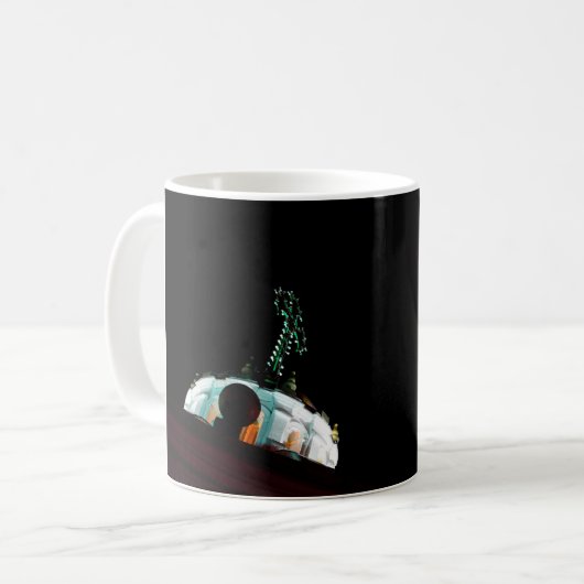 Moon & cross, Quito, Ecuador Kaffeetasse (Vorderseite Links)