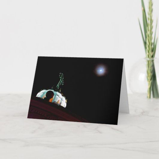 Moon & cross, Quito, Ecuador Karte (Vorderseite)