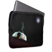 Moon & cross, Quito, Ecuador Laptopschutzhülle (Vorne Rechts)
