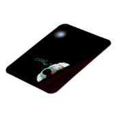 Moon & cross, Quito, Ecuador Magnet (Linke Seite)