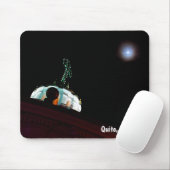 Moon & cross, Quito, Ecuador Mousepad (Mit Mouse)
