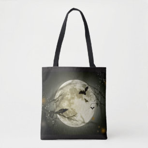 Moon & Crow Halloween Totentasche Tasche