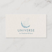 Moon Crystal Energy Healer QR-Code Visitenkarte (Vorderseite)