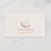 Moon Crystal Energy Healer Visitenkarte (Vorderseite)