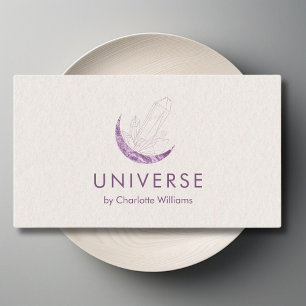 Moon Crystal Energy Healer Visitenkarte