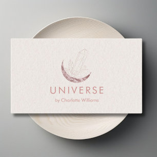 Moon Crystal Energy Healer Visitenkarte