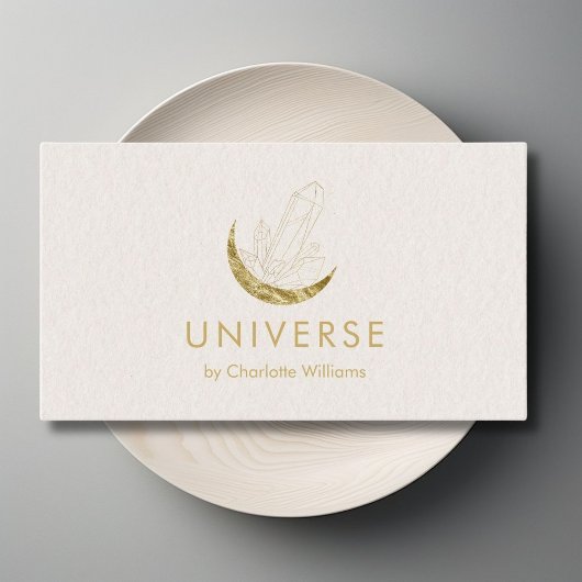 Moon Crystal Energy Healer Visitenkarte
