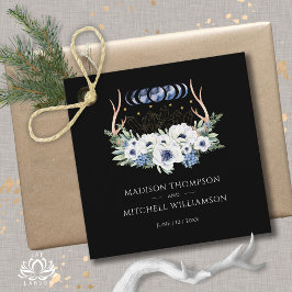 Moon Crystals Blume Boho Metaphysische Hochzeit Geschenkanhänger