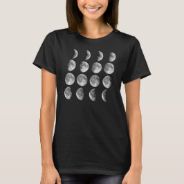 Moon Cyon Phases T - Shirt Tumblr
