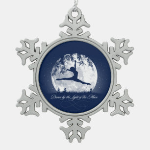 Moon Dance Schneeflocken Zinn-Ornament