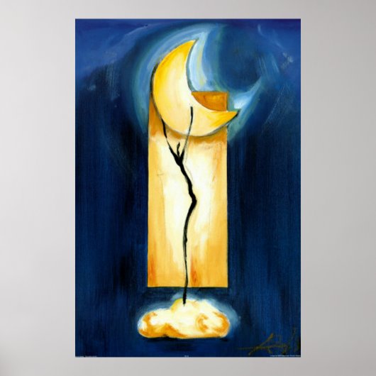 Moon Dance von Artist Alfred Gockel Poster (Vorne)