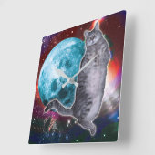 Moon Dancer Bosco Quadratische Wanduhr (Winkel)