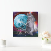 Moon Dancer Bosco Quadratische Wanduhr (Zuhause)