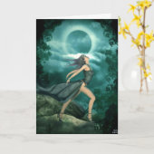 Moon Dancer Karte (Gelbe Blume)