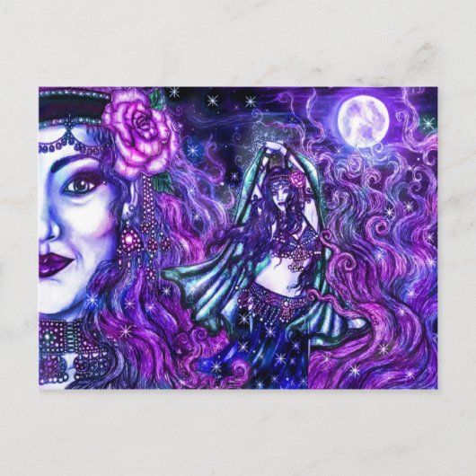 Moon Dancer Postcard Postkarte (Vorderseite)