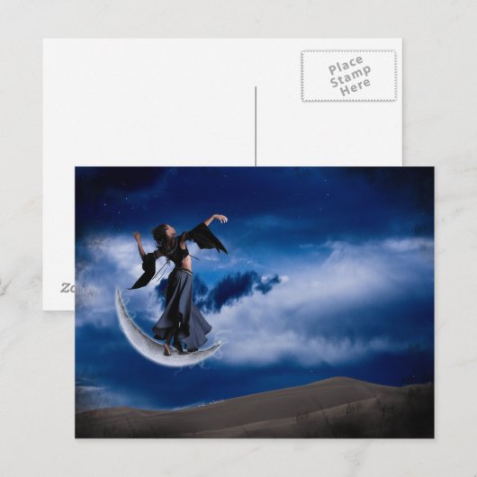 Moon Dancer - Träume von Sand Postkarte (Vorne/Hinten)