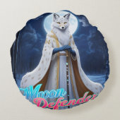 MOON DEFENDER RUNDES KISSEN (Rückseite)