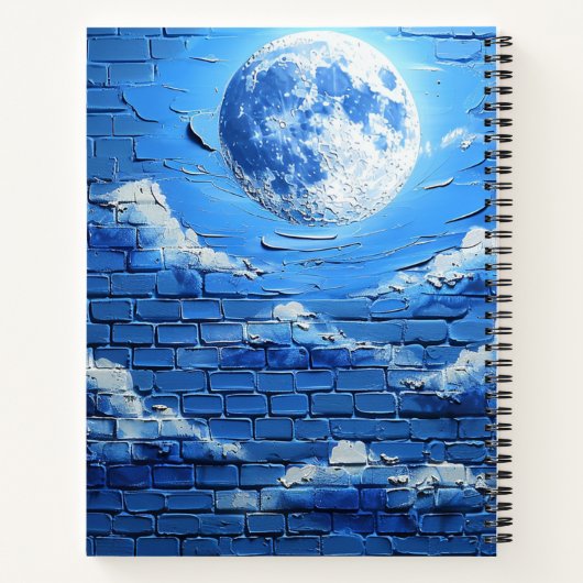 Moon Design Notizblock (Rückseite)