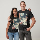 Moon Design T - Shirt - Stilvoll und komfortabel i (Unisex)