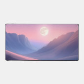 Moon Desk Mat - Ästhetische Mondphasen, Vollmond, Schreibtischunterlage (Vorderseite)