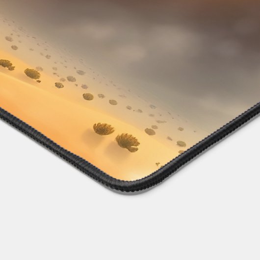 Moon Desk Mat - Ästhetische Mondphasen, Vollmond, Schreibtischunterlage (Ecke)