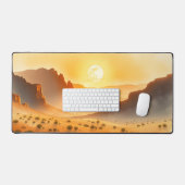 Moon Desk Mat - Ästhetische Mondphasen, Vollmond, Schreibtischunterlage (Tastatur & Maus)