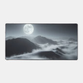 Moon Desk Mat - Ästhetische Mondphasen, Vollmond, Schreibtischunterlage (Vorderseite)