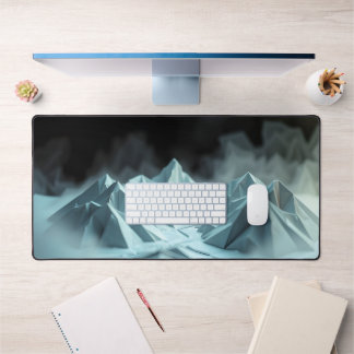Moon Desk Mat - Ästhetische Mondphasen, Vollmond, Schreibtischunterlage