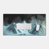 Moon Desk Mat - Ästhetische Mondphasen, Vollmond, Schreibtischunterlage (Tastatur & Maus)