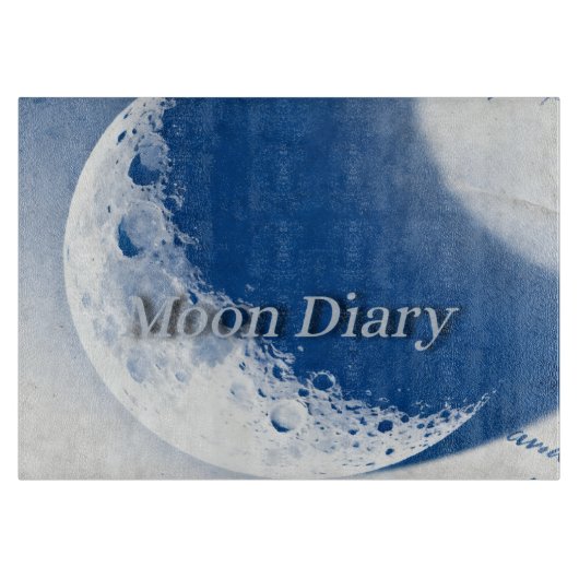 Moon diary  schneidebrett (Vorderseite)