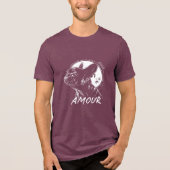 Moon Dog Amour Shirt - Romantic French Gothic Pet (Vorderseite)