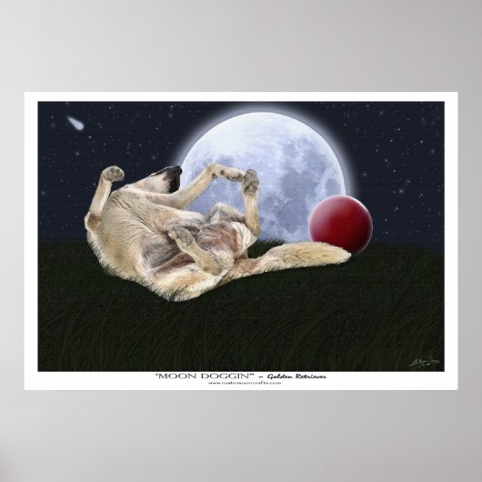 "MOON DOGGIN" Art Prints & Poster (Vorne)