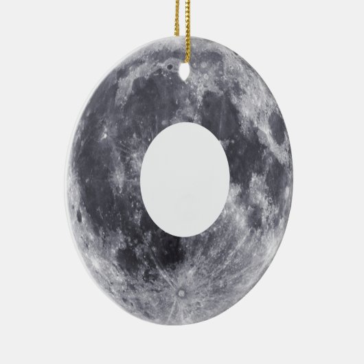 Moon Donut Keramik Ornament (Rechts)