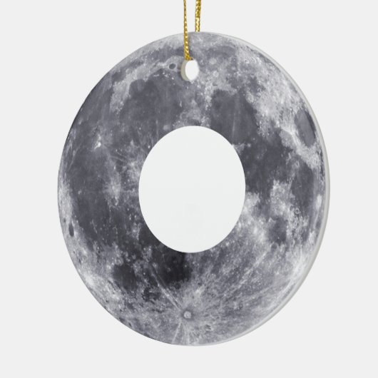 Moon Donut Keramik Ornament (Links)
