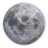 Moon Door Knob Cabinet Pull Keramikknauf (Vorderseite)